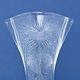 Crystal Hand Cut Vase ORBIT- Thistle decor, 300 mm, Crystalite BOHEMIA