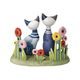 Cats Aura primaverile 16.5 / 10.5 / 13cm, biscuit china, Cats Goebel R. Wachtmeister
