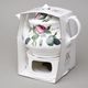 Redoute Rose:Tea pot 0,9 l + warmer, Roy Kirkham fine bone china