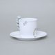 Espresso šálek a podšálek, ZOO chameleon, 80 ml, Limitovaná edice, porcelán Goldfinger