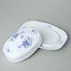 Butter dish 250 g, Thun 1794 Carlsbad porcelain, BERNADOTTE Forget-me-not-flower