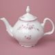Pink line: Tea pot 1,2 l, Thun 1794 Carlsbad porcelain, BERNADOTTE roses