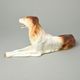 Greyhound 30 x 12 x 13 cm, Luxor, Porcelain Figures Duchcov