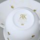 Bees: Cup 420 ml plus saucer breakfast, Roy Kirkham fien bone china