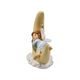 Andílek na měsíci chrání dětský pokojík 11 / 5,5 / 11 cm, biskvitový porcelán, Nina & Marco, Goebel