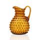 Crystal Jug 2000 ml, Amber - Polka Dot, Kvetna 1794 Glassworks