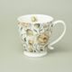 Hrnek Jumbo 470 ml, bílá anglická růže, porcelán Duo Gifts