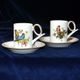 Cup 120 ml + saucer Yoko 135 mm - Birds - 2 pcs. set, Atelier Lesov Thun