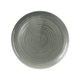 Terra PEARL GREY: Plate club / bowl flat round 31 cm, Seltmann porcelain