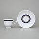 Vicomte 92018: Cup espresso 80 ml plus saucer 120 mm, Thun 1794 Carlsbad porcelain