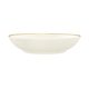 Deep plate 21 cm, Savona fine diamond with gold line, Seltmann porcelain