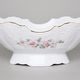 Gold line: Fruit bowl 34 cm with 2 handles, Thun 1794 Carlsbad porcelain, BERNADOTTE roses