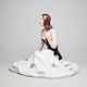 Lady sitting 20 x 24 x 19 cm, Isis, Porcelain Figures Duchcov