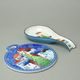 Kitchen shovel 21 x 10 cm + kitchen mat, Christmas village, new bone china EGAN