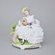Flowergirl 14 x 8 x 17 cm, Kurt Steiner, Porcelain Figures Unterweissbacher