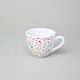 Šálek 150 ml Milada - široký, barevné puntíčky, Český porcelán a.s.