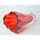 Crystal Vase on Stand - Red, 40 cm, Aurum Crystal