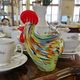 Hen 16 cm weight, GlasStar Bohemia Glass