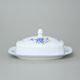 Butter dish 250 g, Thun 1794 Carlsbad porcelain, BERNADOTTE Forget-me-not-flower