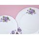 Plate set for 6 pers. 26, 24, 19 cm, Violet, Cesky porcelan a.s.