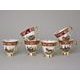 Coffee set for 6 pers., hunting decor + ruby red, Carlsbad