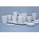 Bohemia White DECOR, Čajová souprava, design Pelcl, Český porcelán a.s.