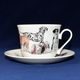 Dogs: Cup 420 ml and saucer breakfast, English Fine Bone China, Roy Kirkham