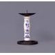 Candleholder for weekend houses 18,5 cm (porcelain plus iron), Original Blue Onion Pattern