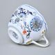 Šálek vysoký B 210 ml na kafe, rubínová červeň + zlato + cibulák, Český porcelán a.s.