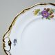 Cake plate 27 cm, Aristocrat, Queens Crown, Original Bohemia porcelain