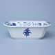 Pierced rectangular dish 19 cm, Original Blue Onion Pattern