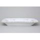 Gold line: Tray square 26 cm, Thun 1794 Carlsbad porcelain, BERNADOTTE roses