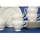 Dessert set 20 pcs., Thun 1794 Carlsbad porcelain, BERNADOTTE ivory