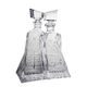 Set of 2 Whiskey Carafes "Lovers", hand-cut 500PK, Crystal Bohemia