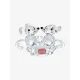 Mouses in love 22 x 41 mm, PRECIOSA crystal gifts and decorations