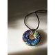 Necklace Larkspur 5 / 1 / 5cm, porcelain, L. C. Tiffany, Goebel