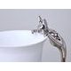 Hrnek Sfinx s kočkou, 400 ml, Platina, porcelán Goldfinger