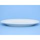 Dish oval 39 cm, Jana white, Thun 1794 Carlsbad porcelain