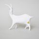 Goat 18,5 x 6,5 x 17,5 cm, Porcelain Figures Duchcov