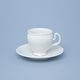 Frost no line: Coffee cup and saucer 150 ml / 14 cm, Thun 1794 Carlsbad porcelain, BERNADOTTE