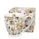 Hrnek Jumbo 470 ml, bílá anglická růže, porcelán Duo Gifts