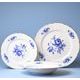 Talířová sada pro 6 osob, Thun 1794, karlovarský porcelán, BERNADOTTE modrá růže