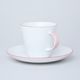 Cup 150 ml (coffee) plus saucer 150 mm, Thun 1794 Carlsbad porcelain, TOM 29965