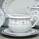 Dining set for 6 persons, Thun 1794 Carlsbad porcelain, ROSE 80061