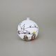 Christmas Tree Decoration Ball "Czech Winter 1918", 7,5 cm, Decor n. 1, Hand-decorated