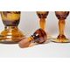 Egermann: Crystal Liqueur Set Amber, 7 pcs., h: 36,5 cm