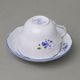 Cup + saucer B + B 0,21 l / 14 cm coffee, Forget-me-not, Český porcelán a.s.