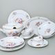 Dining set for 6 persons, Thun 1794 Carlsbad porcelain, BERNADOTTE Meissen Rose