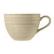 Beat sand-beige color glaze: Cup breakfast 350 ml, Seltmann porcelain