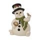 Snowman figurine A Cozy Place 8 / 7 / 11cm, stoneware, Goebel